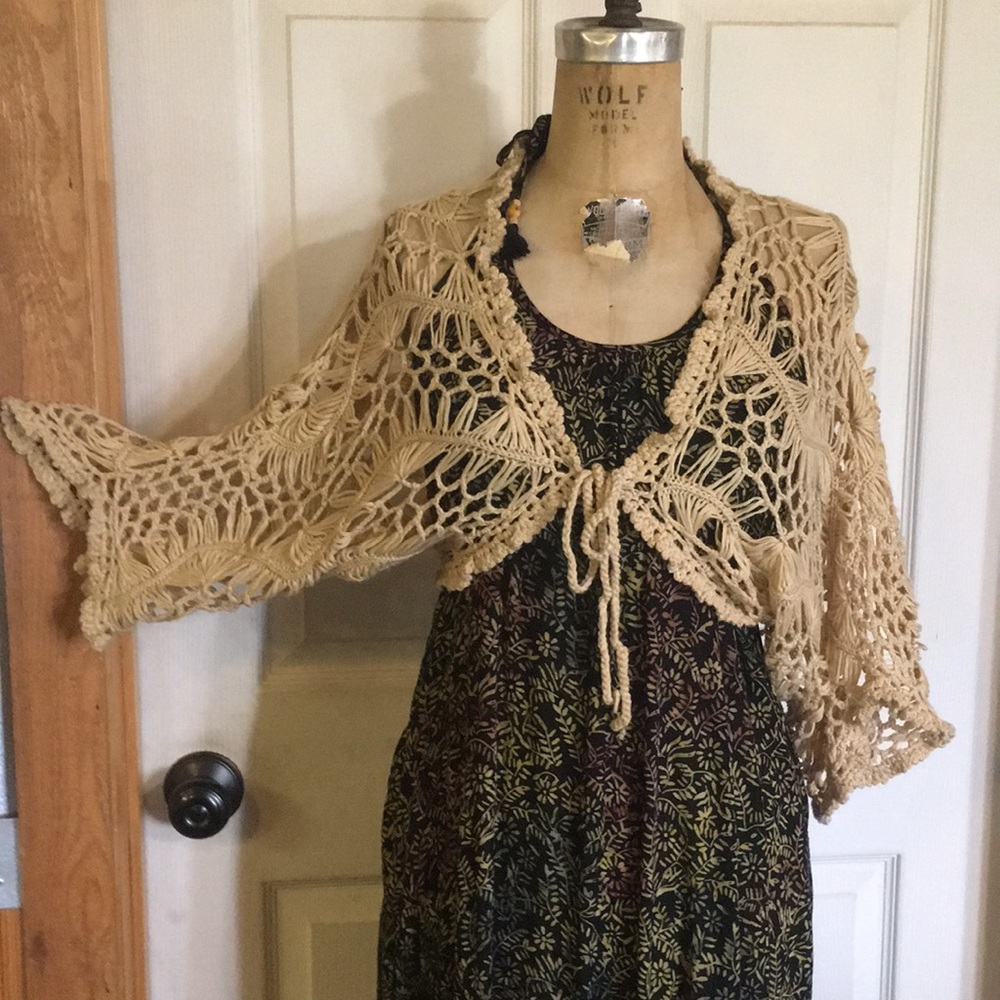 Crochet shrug